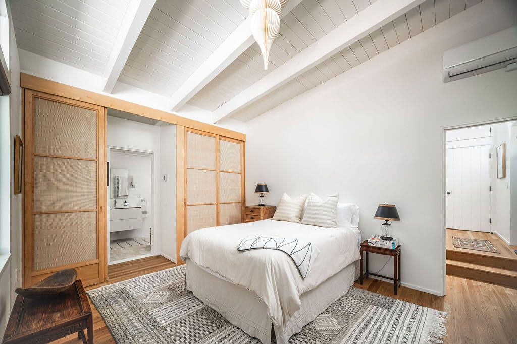 Bedroom, Interior, Wood Texture Flooring