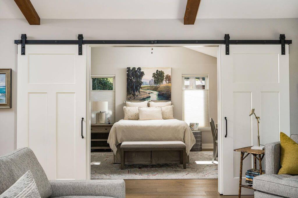 Bedroom, Interior, Wooden Beams, Wood Texture Flooring