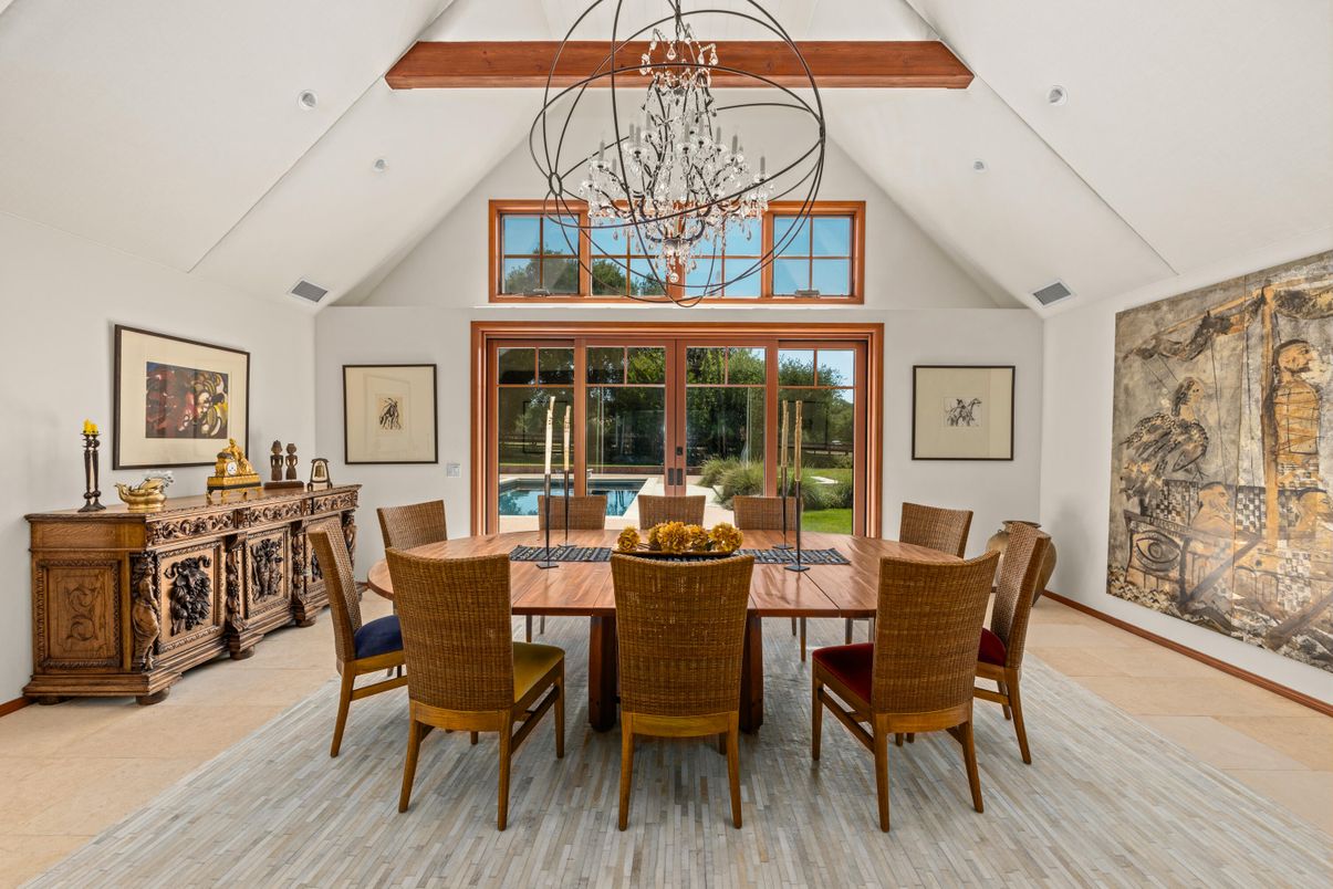 Dining room, Interior, Wooden Beams
