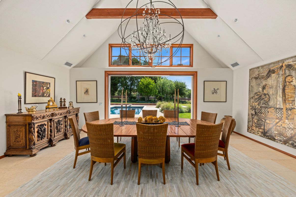 Dining room, Interior, Wooden Beams