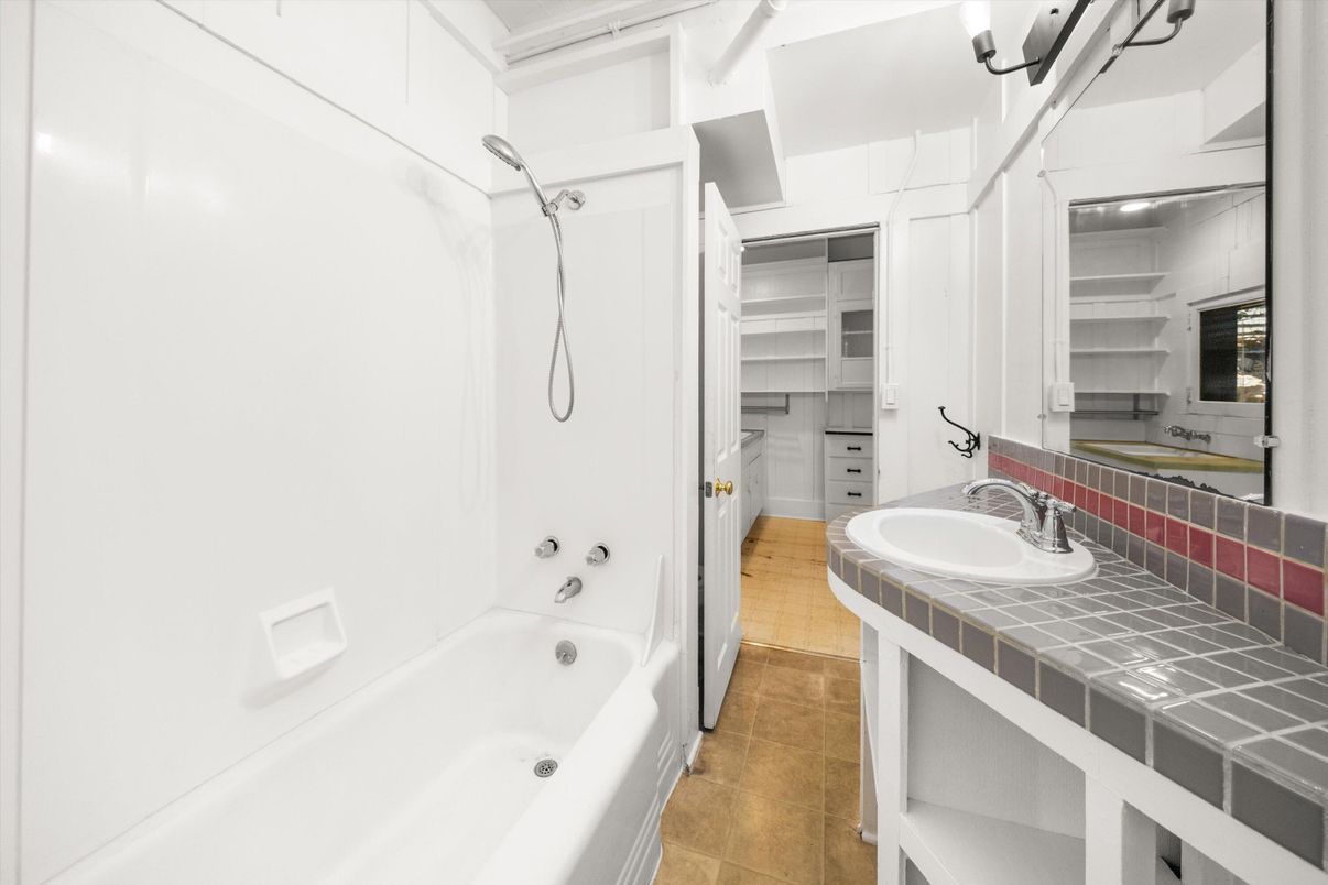 Bathroom, Dual Sink Vanities, Interior, Tile Countertops, Walk-in Closets