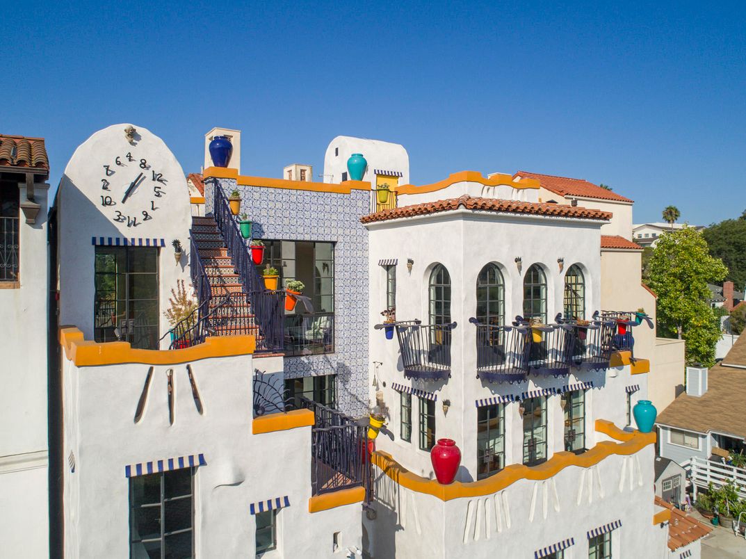 Exterior, Facade, Spanish Mediterranean
