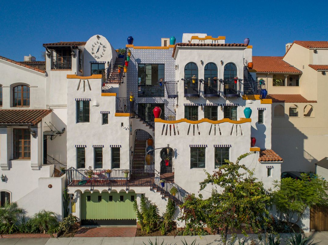 Exterior, Facade, Spanish Mediterranean
