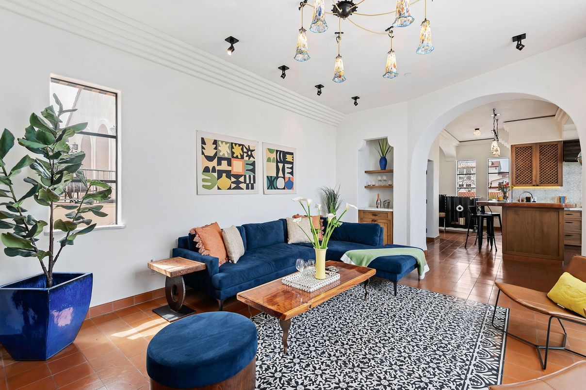 Dining room, Interior, Kitchen, Living room, Pendant Lights