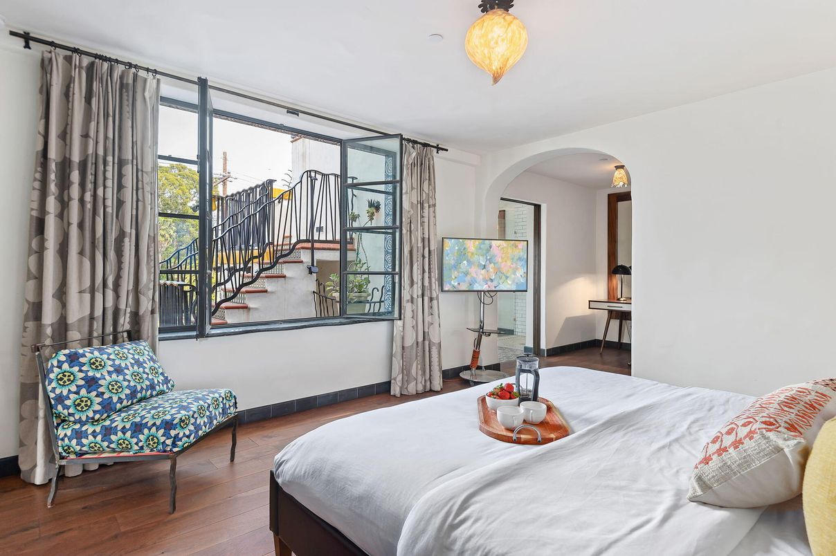 Bedroom, Interior, Wood Texture Flooring