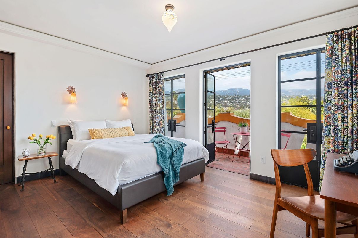 Bedroom, Interior, Wood Texture Flooring