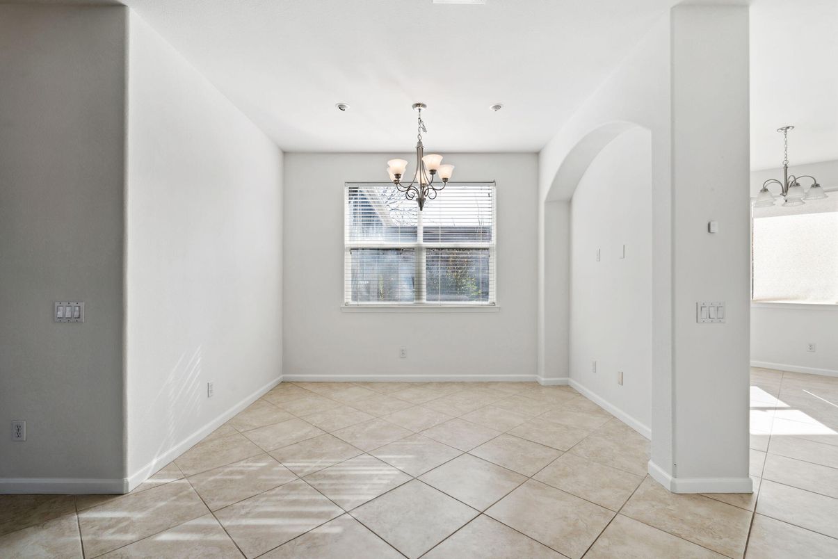 Chandelier, Empty room, Interior