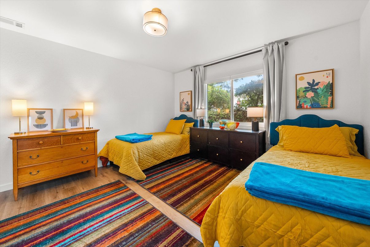 Bedroom, Interior, Wood Texture Flooring
