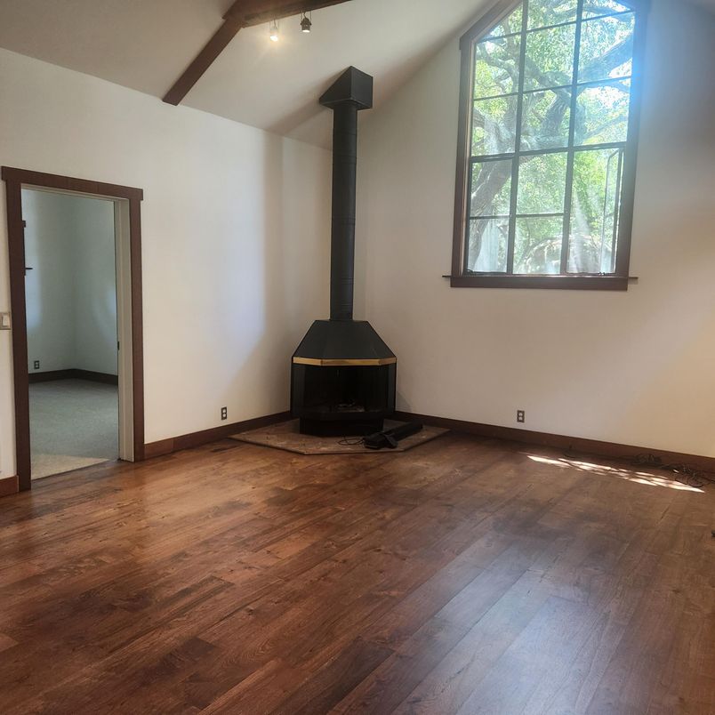 Empty room, Fireplace, Interior, Wood Texture Flooring