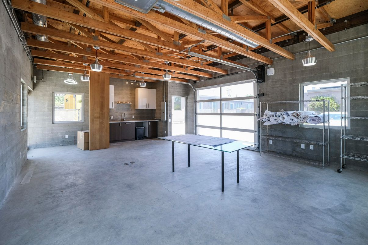 Interior, Stone Walls, Wooden Beams