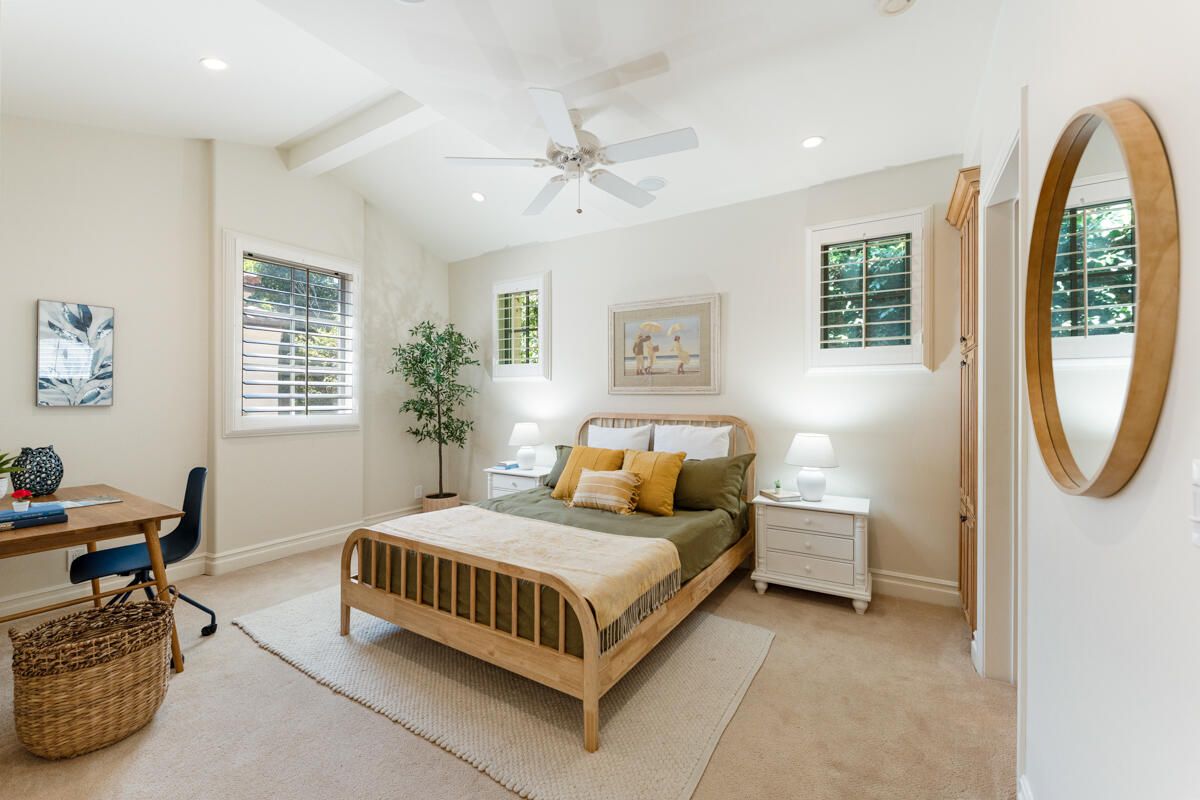 Bedroom, Home Office, Interior, Recessed Lighting