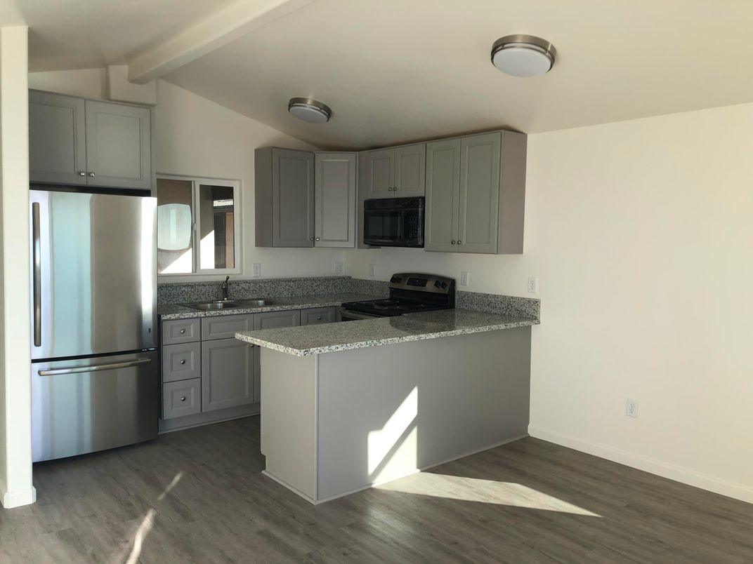 Interior, Kitchen, Wood Texture Flooring