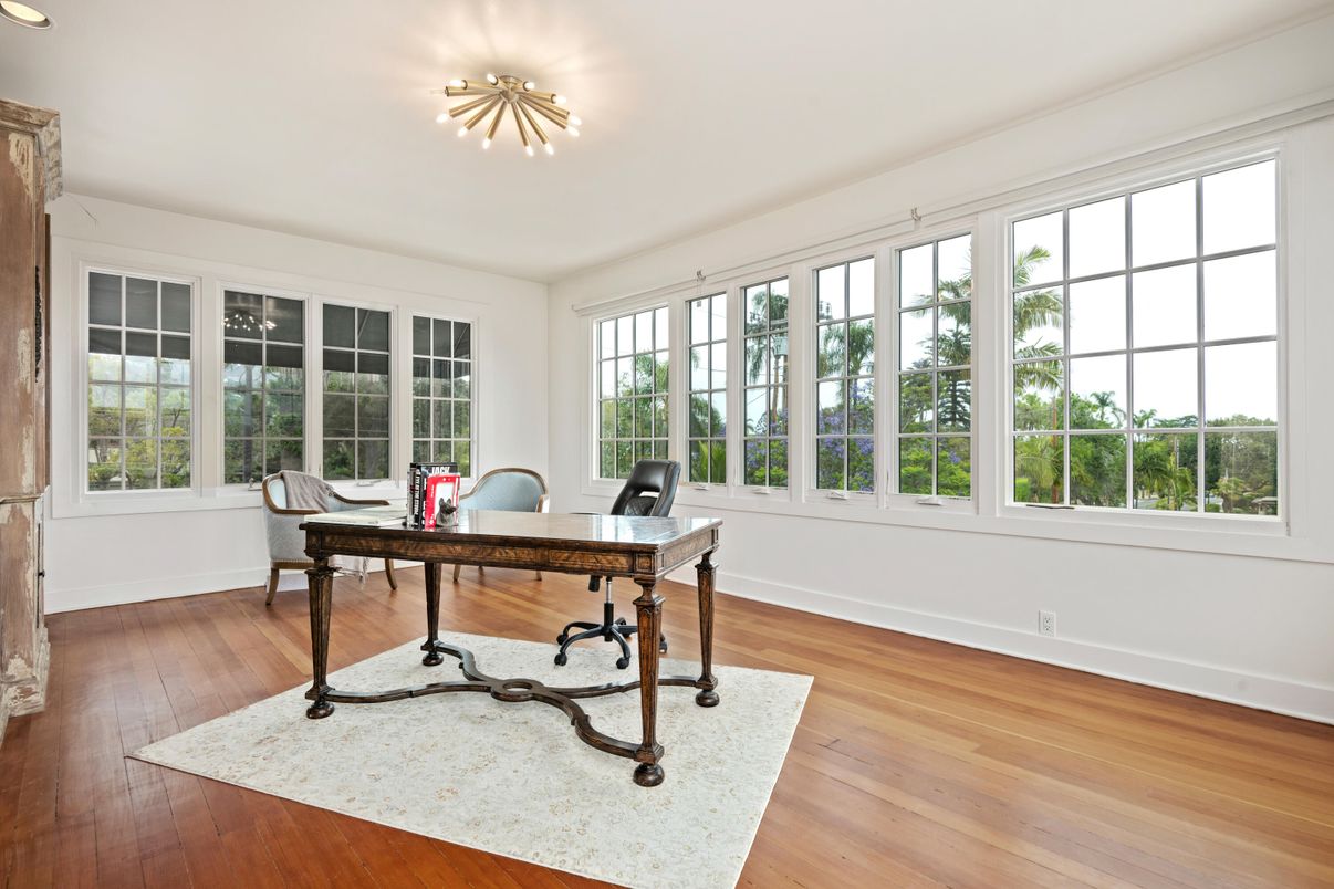 Home Office, Interior, Wood Texture Flooring