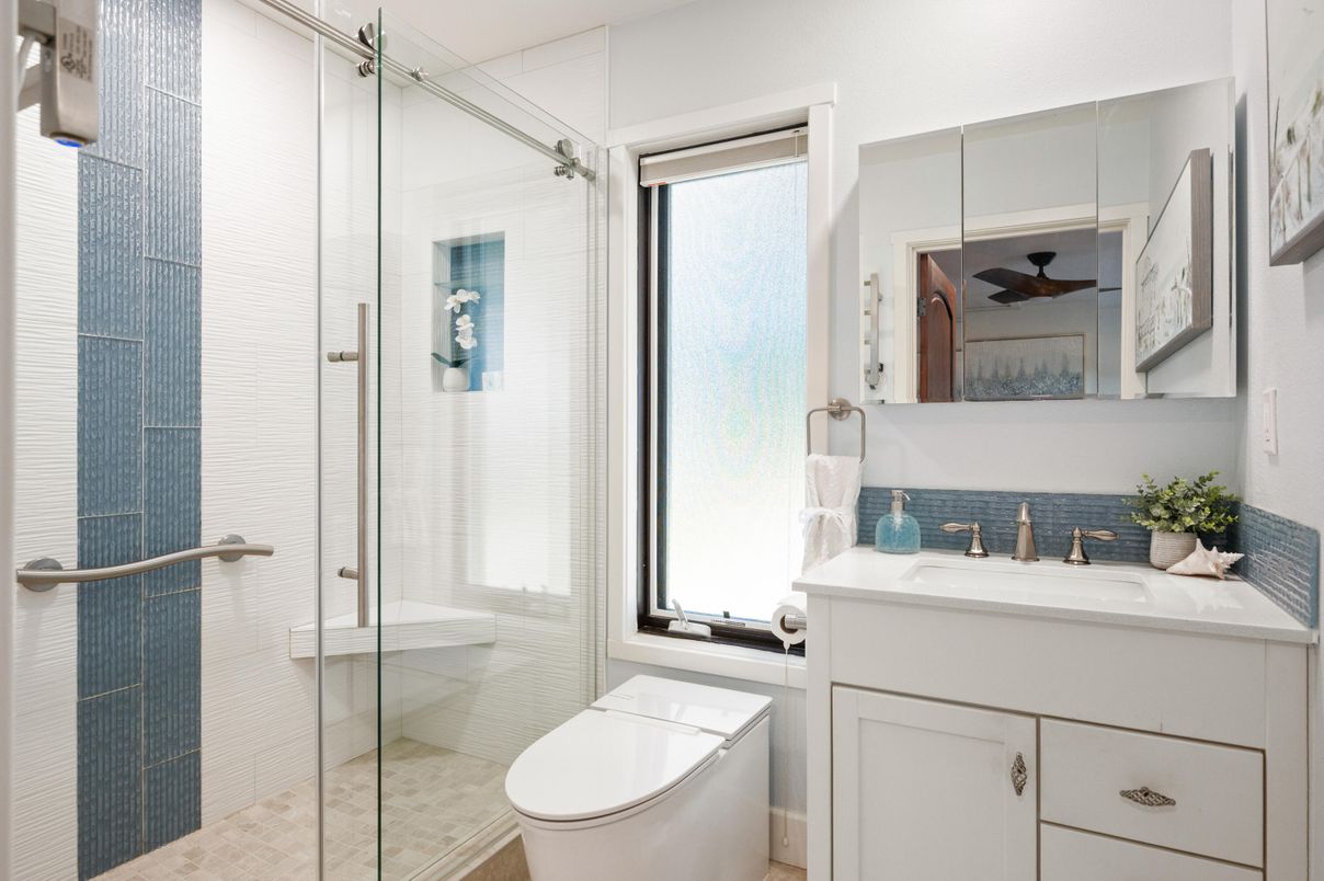 Bathroom, Glass Shower, Interior