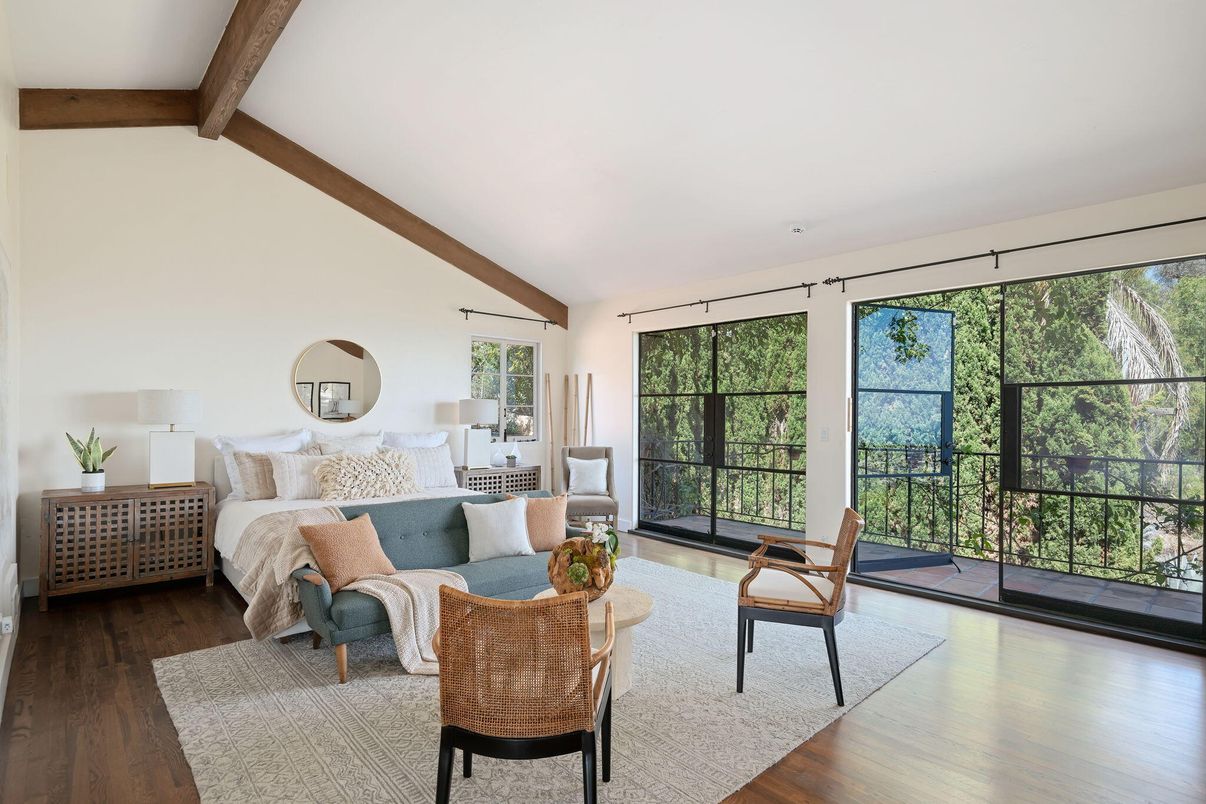 Bedroom, Interior, Living room, Wooden Beams, Wood Texture Flooring