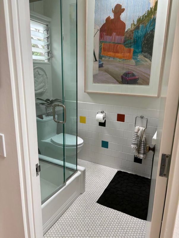 Bathroom, Glass Shower, Interior