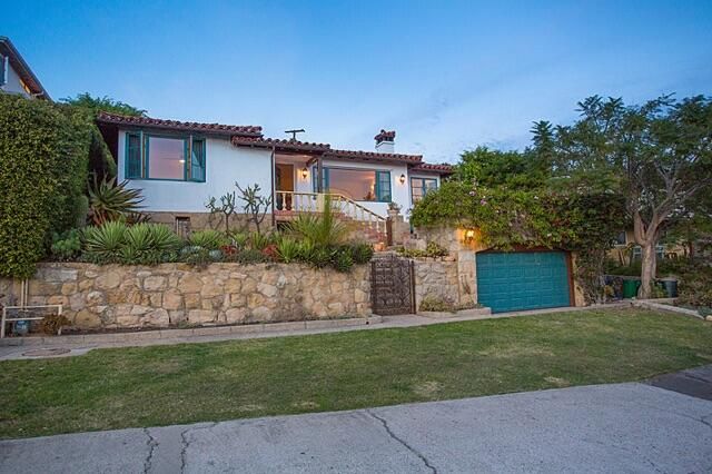 Attached, Backyard, Exterior, Facade, Mediterranean