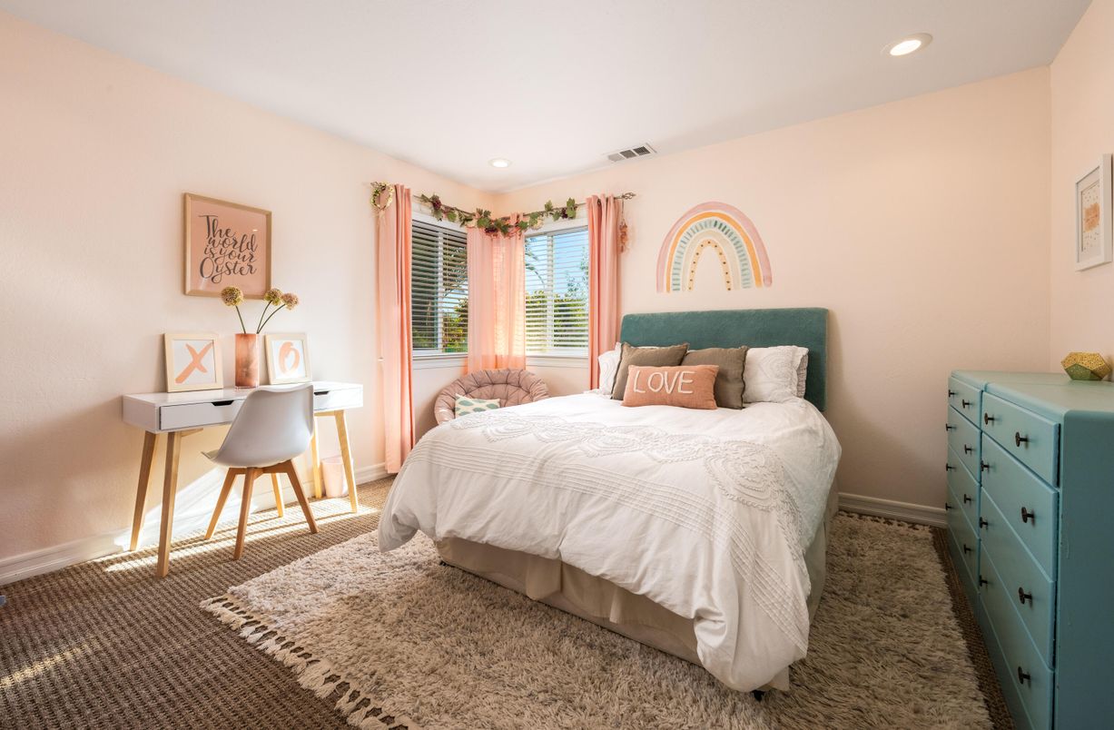 Bedroom, Home Office, Interior, Recessed Lighting
