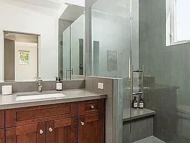 Bathroom, Glass Shower, Interior