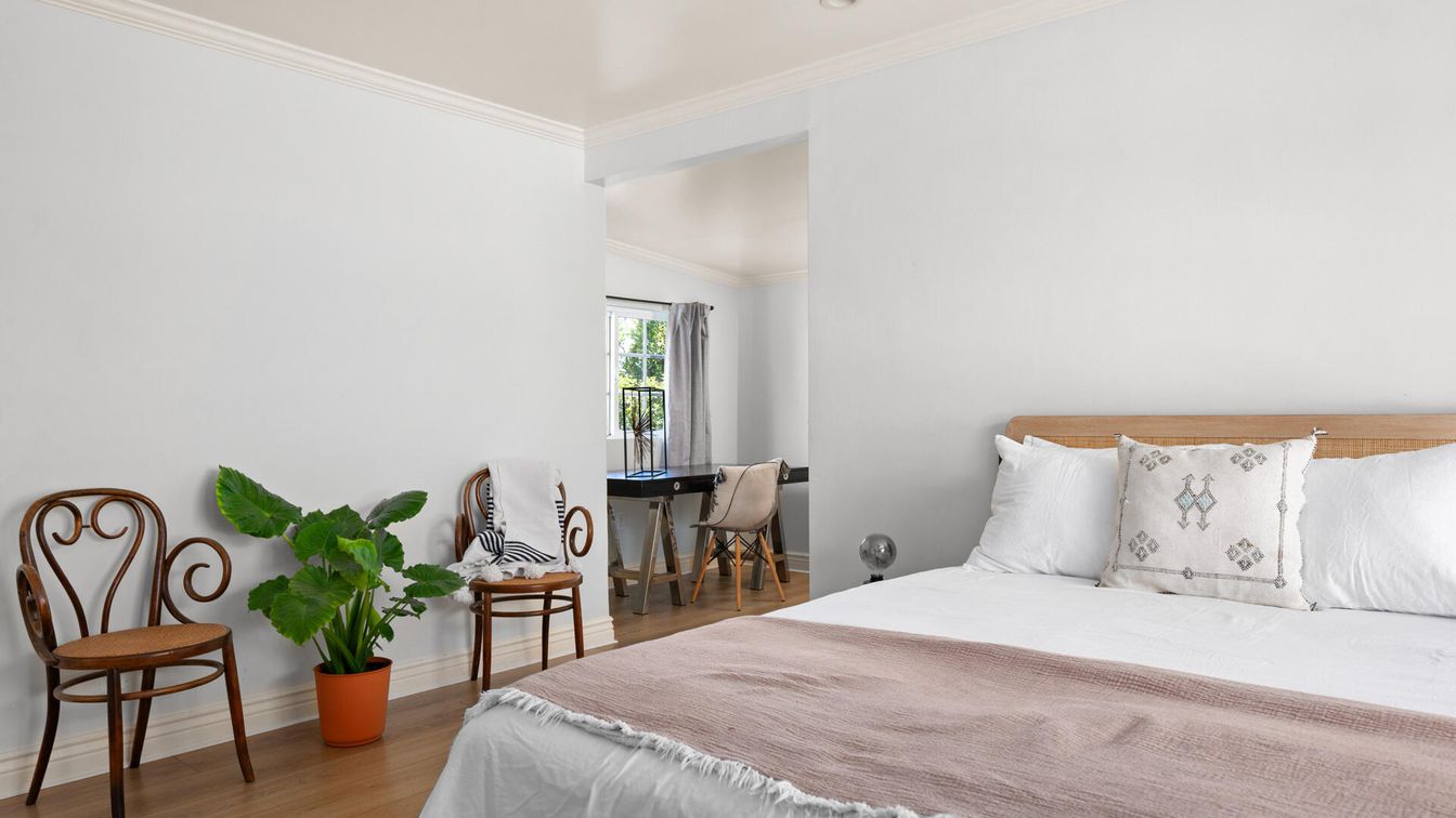 Bedroom, Interior, Wood Texture Flooring