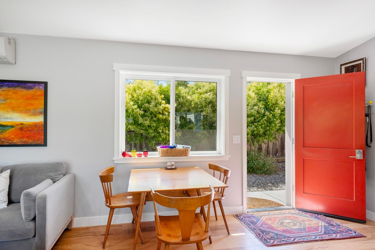 Dining room, Interior, Wood Texture Flooring