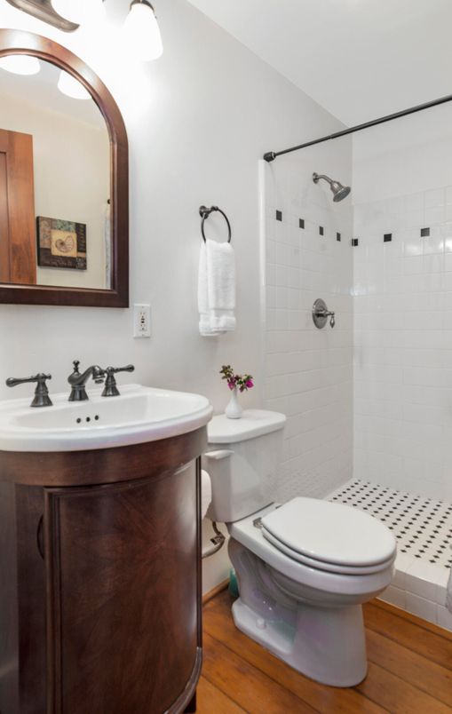 Bathroom, Interior, Wood Texture Flooring