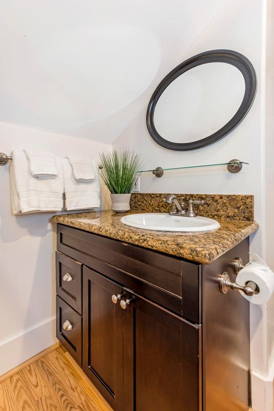 Bathroom, Interior, Wood Texture Flooring