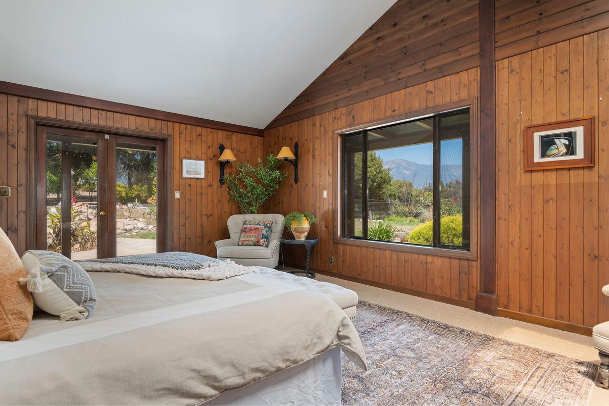 Bedroom, Interior, Wooden Walls