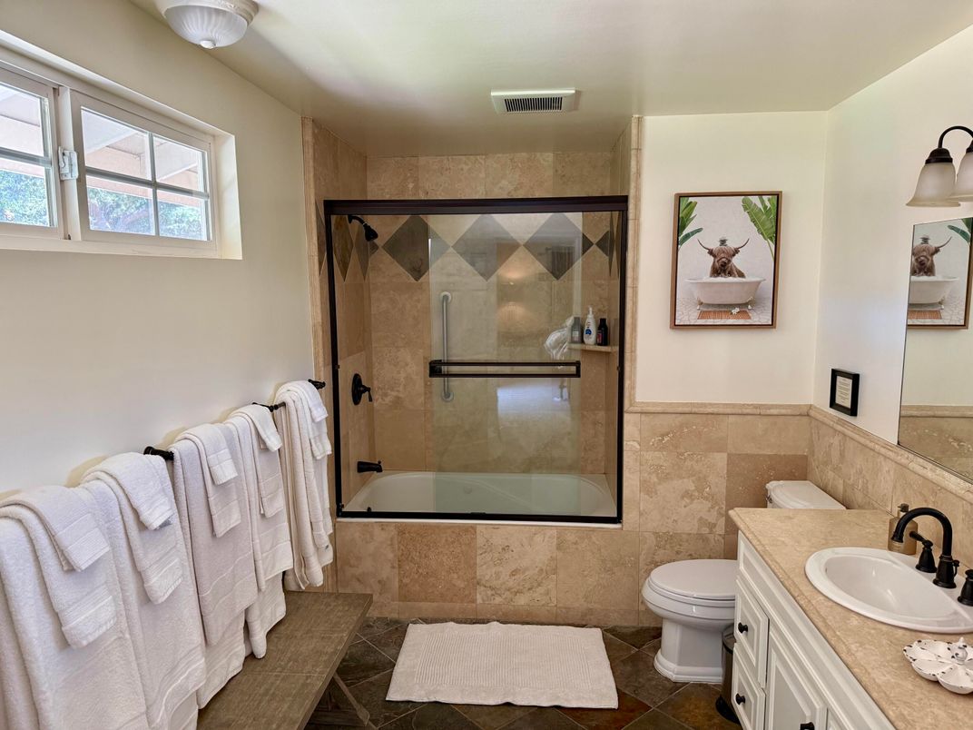 Bathroom, Glass Shower, Interior