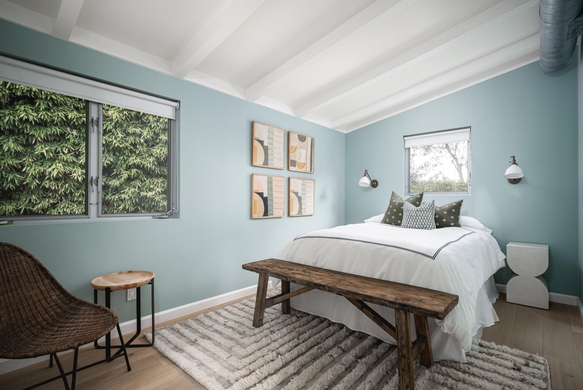 Bedroom, Interior, Wood Texture Flooring