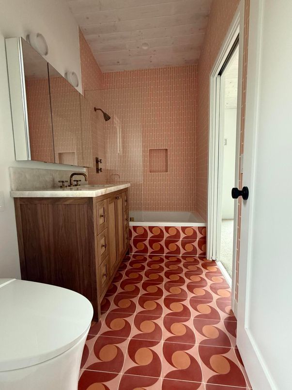 Bathroom, Interior, Wooden Ceilings