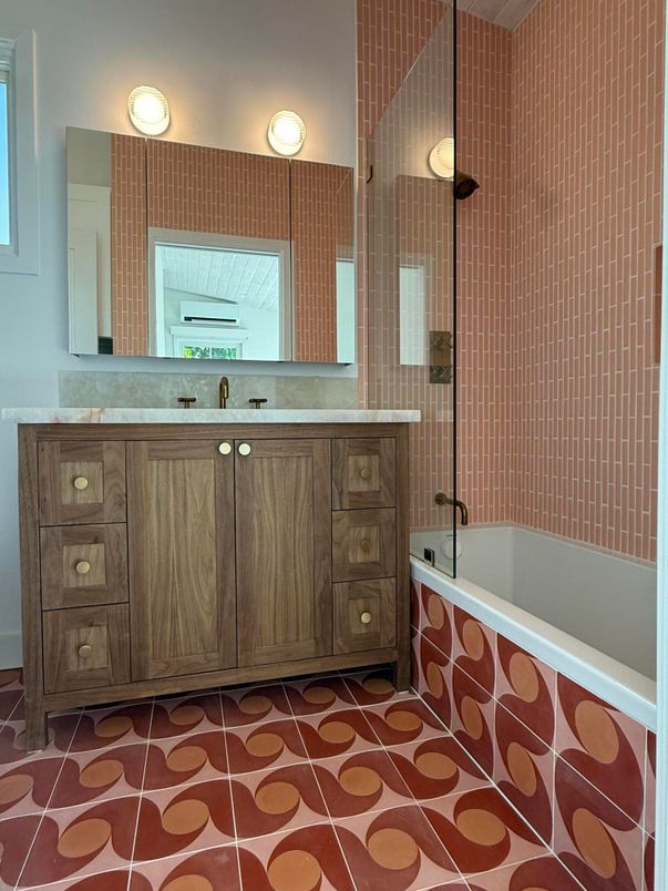 Bathroom, Glass Shower, Interior
