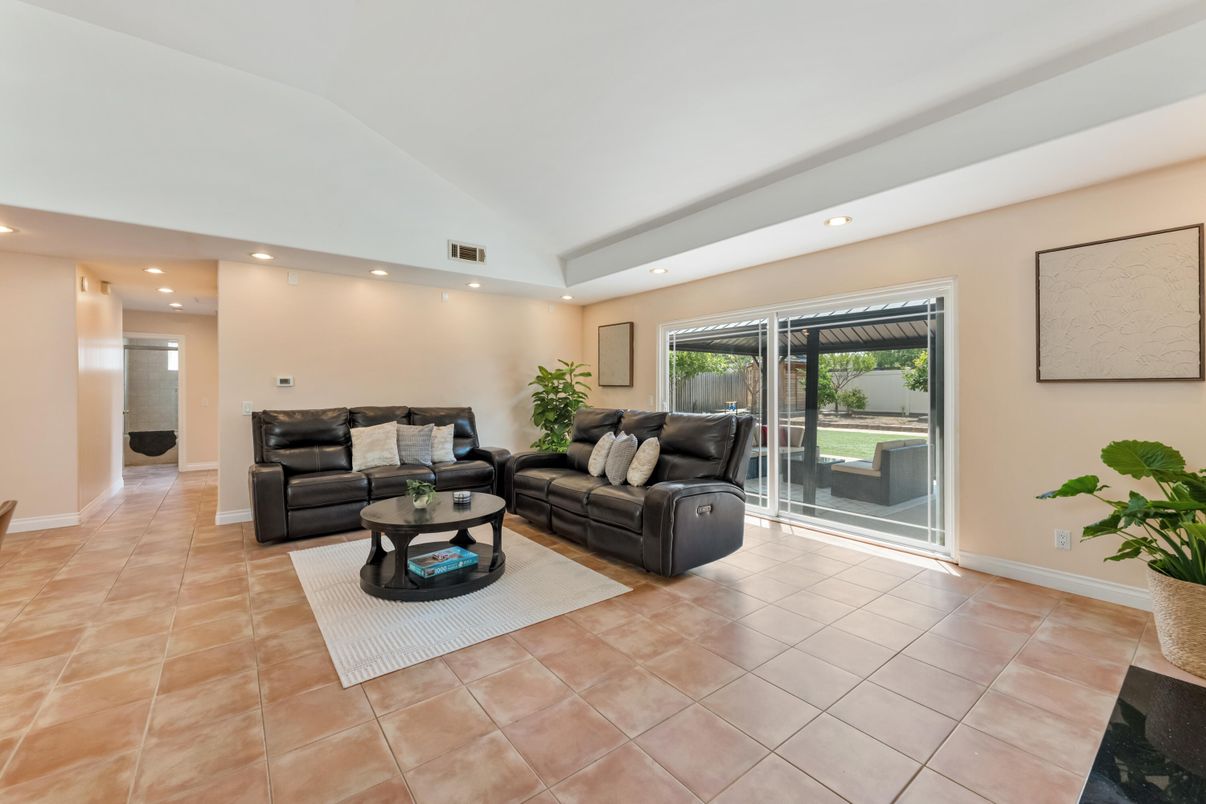 Interior, Living room, Recessed Lighting