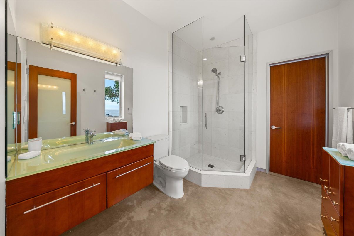 Bathroom, Glass Shower, Interior