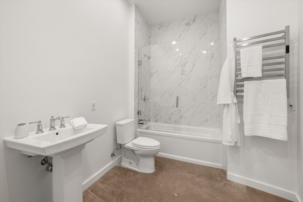 Bathroom, Interior, Marble Walls