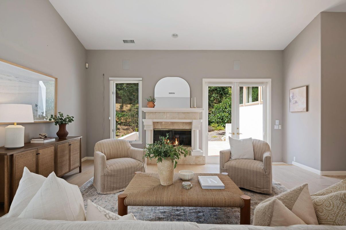Fireplace, Interior, Living room, Wood Texture Flooring