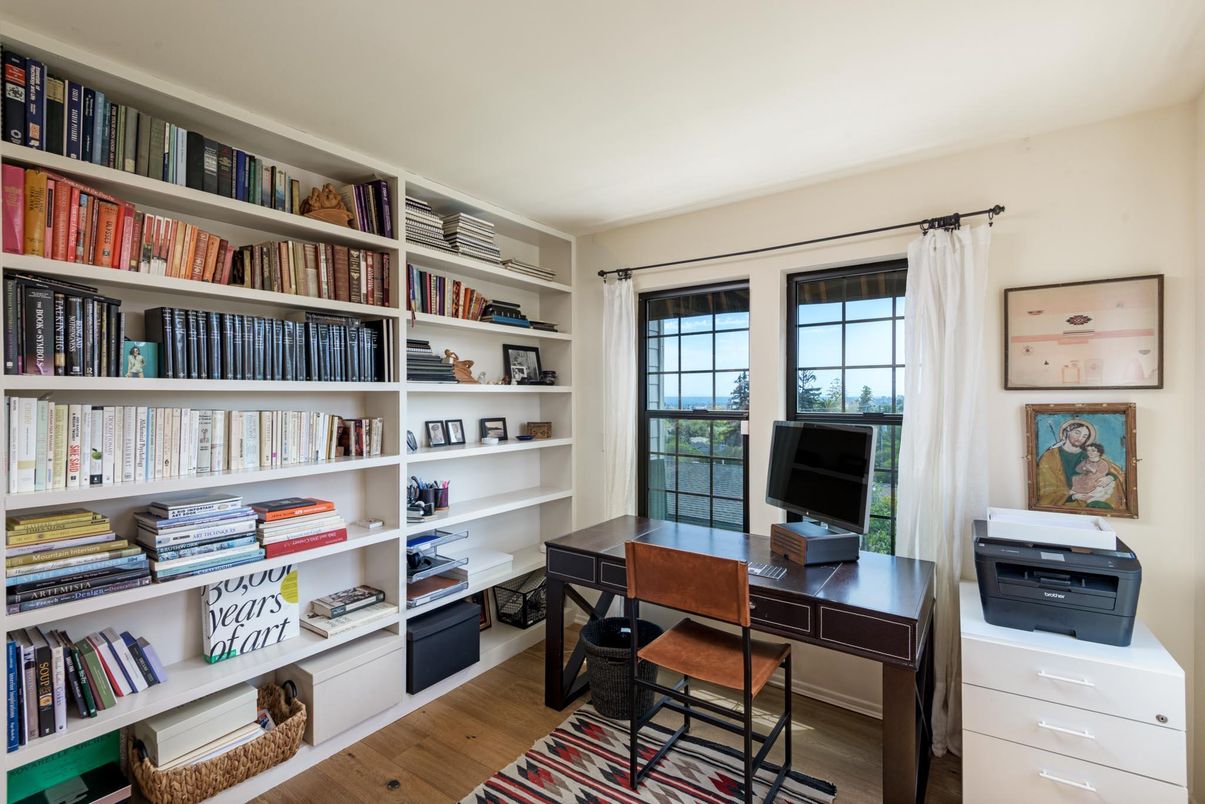 Home Office, Interior, Wood Texture Flooring