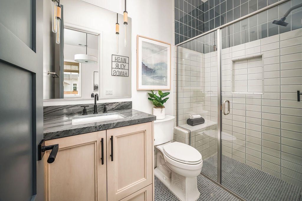Bathroom, Glass Shower, Interior