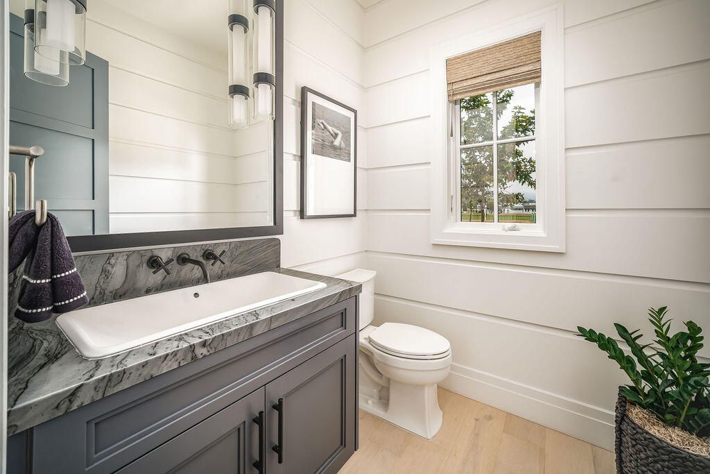 Bathroom, Interior, Wood Texture Flooring