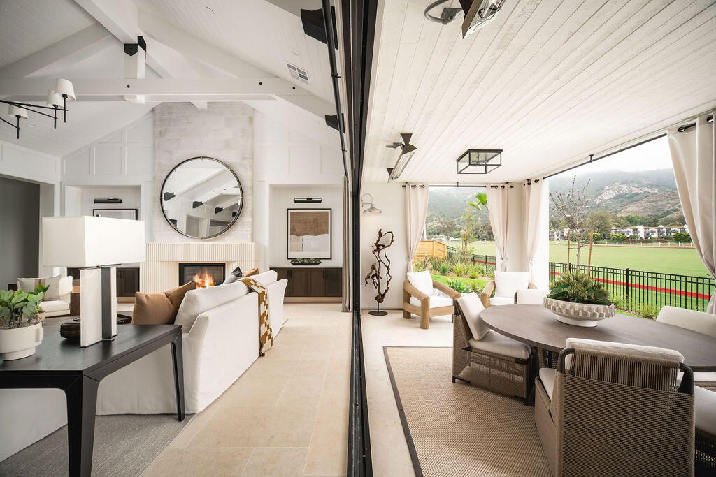 Dining room, Fireplace, Interior, Living room