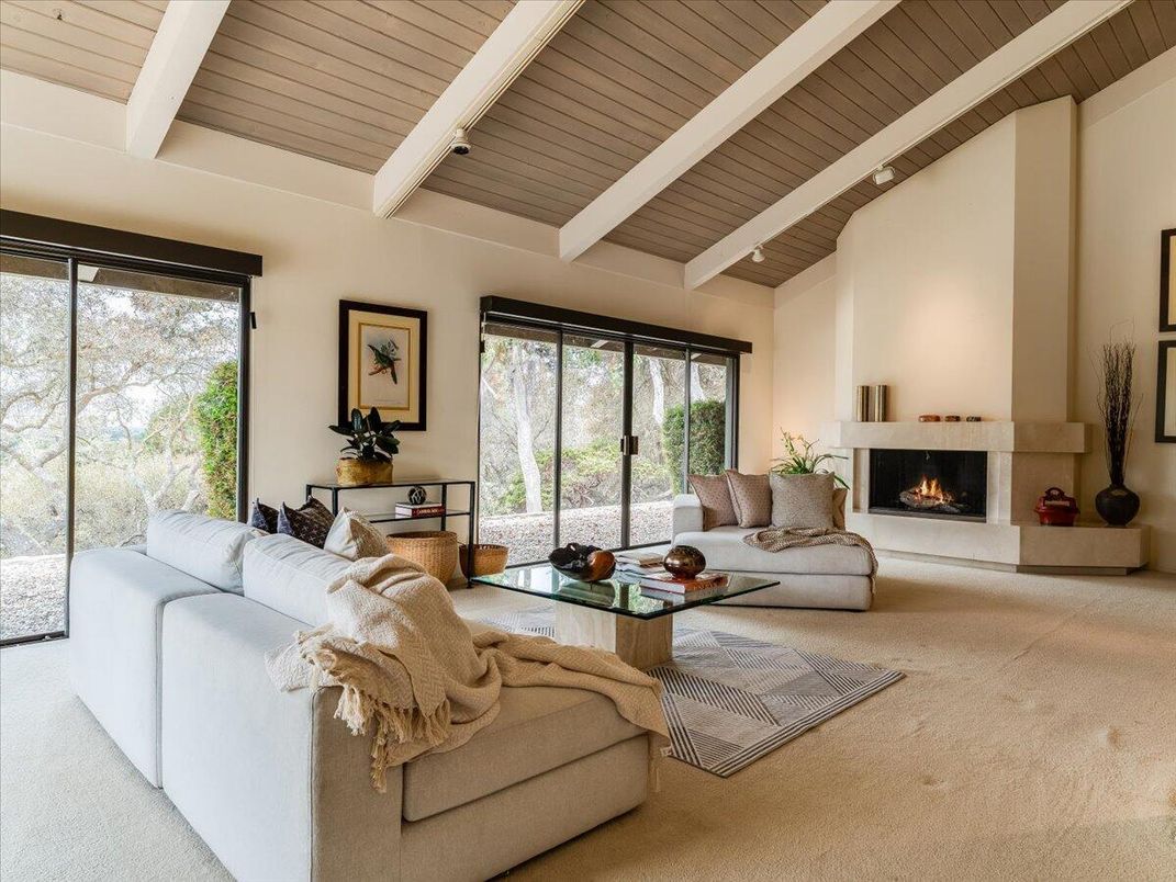 Fireplace, Interior, Living room, Wooden Ceilings