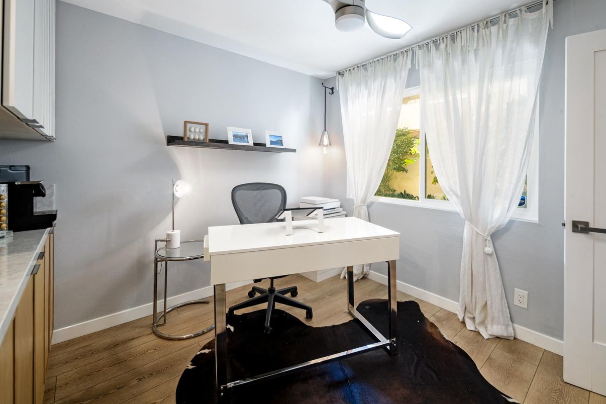 Home Office, Interior, Wood Texture Flooring