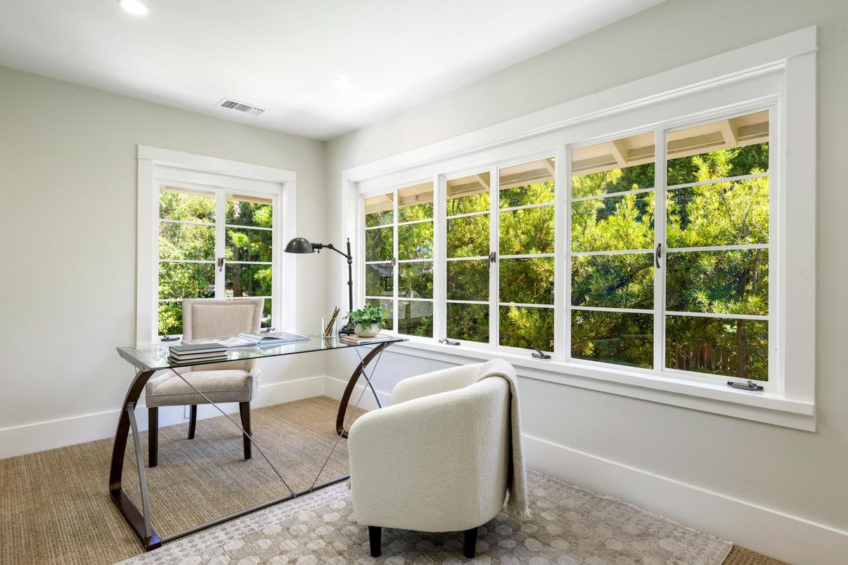 Home Office, Interior, Recessed Lighting