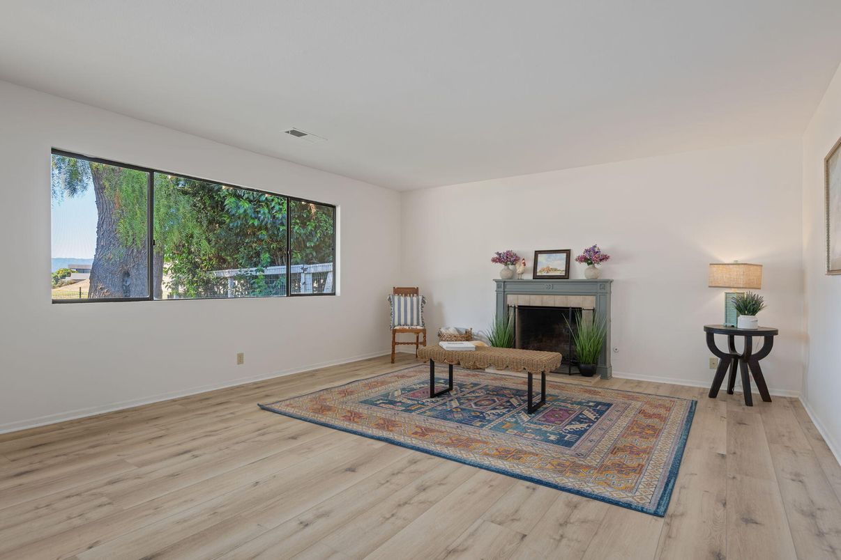 Fireplace, Interior, Wood Texture Flooring