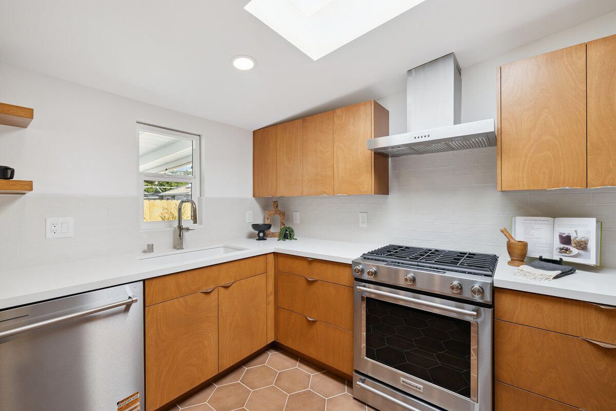 Interior, Kitchen, Recessed Lighting, Stainless Steel Appliances