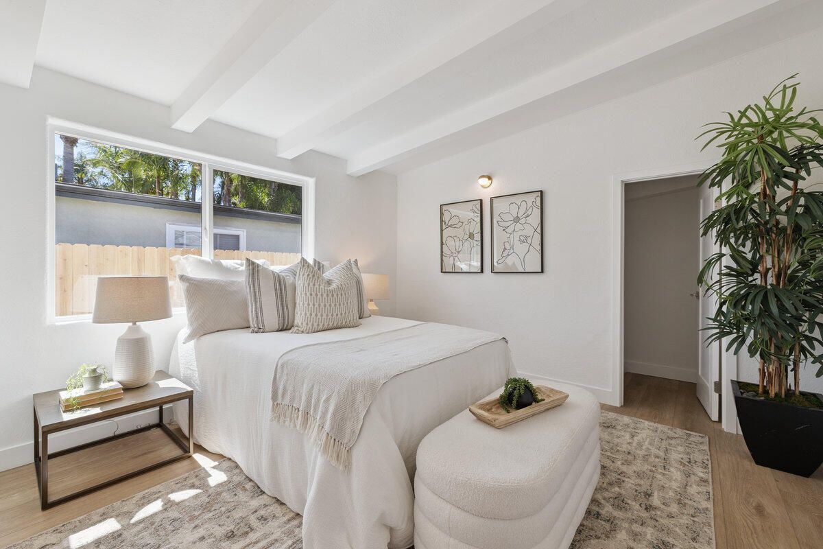 Bedroom, Interior, Wood Texture Flooring