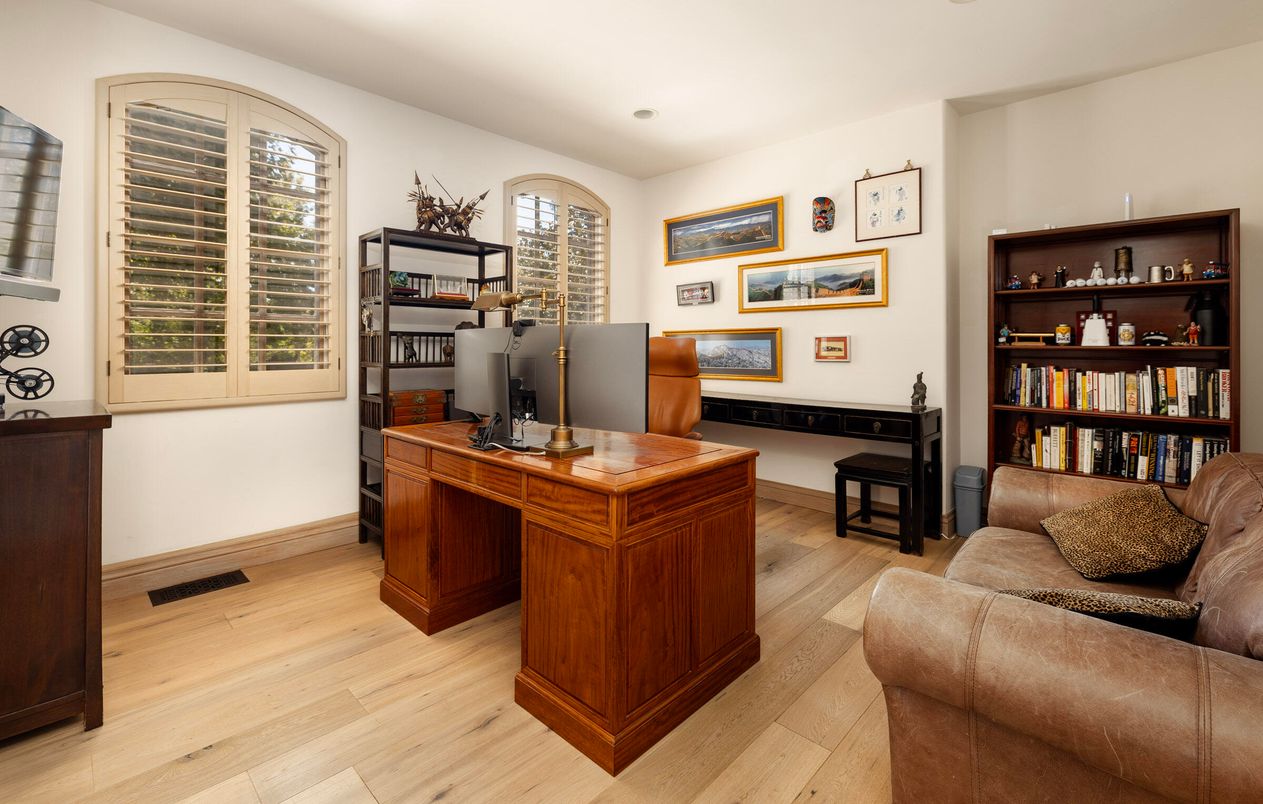 Home Office, Interior, Wood Texture Flooring