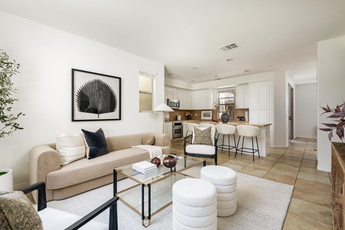 Interior, Kitchen, Living room, Recessed Lighting