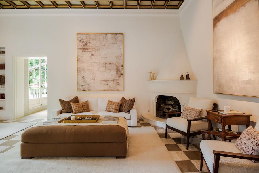 Fireplace, Interior, Living room