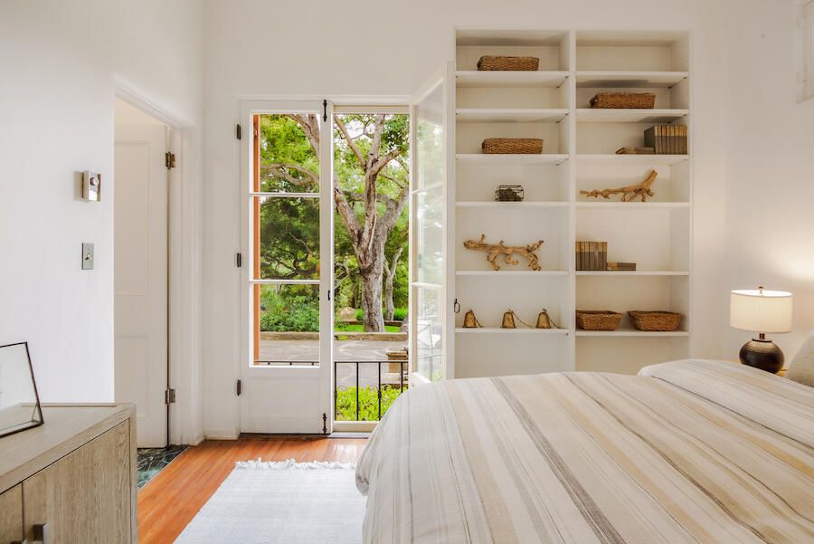 Bedroom, Interior, Wood Texture Flooring